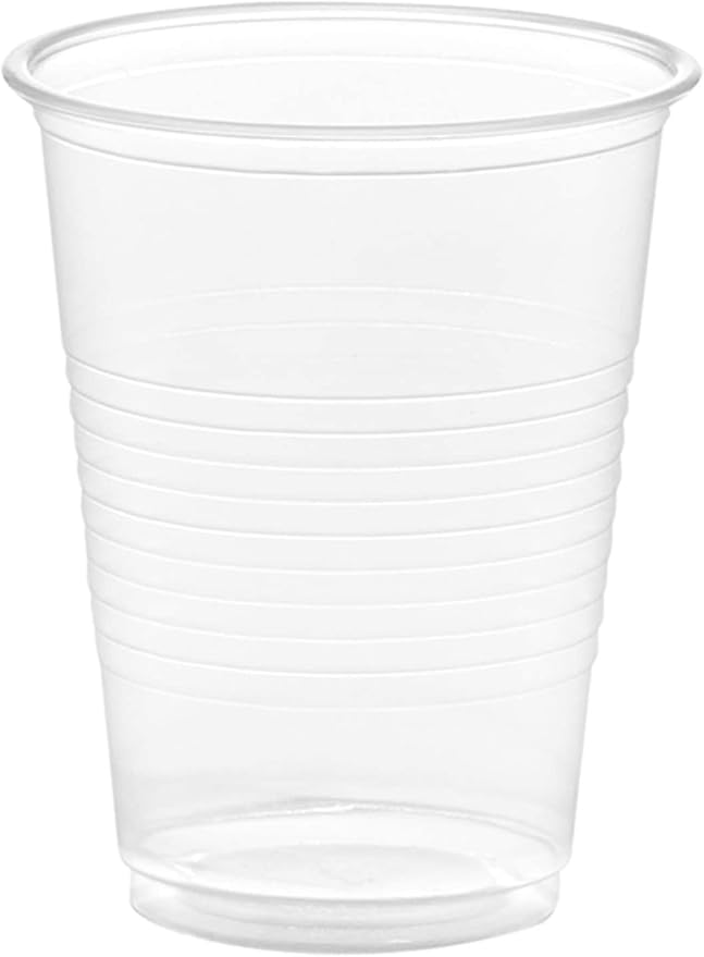 Comfy Package GUSTO Clear Plastic Cups – Disposable Drinking Cups for Parties, Events, & Everyday Use – Crystal Clear, BPA-Free, Durable Polypropylene - (Formerly (7oz., 500, Count)