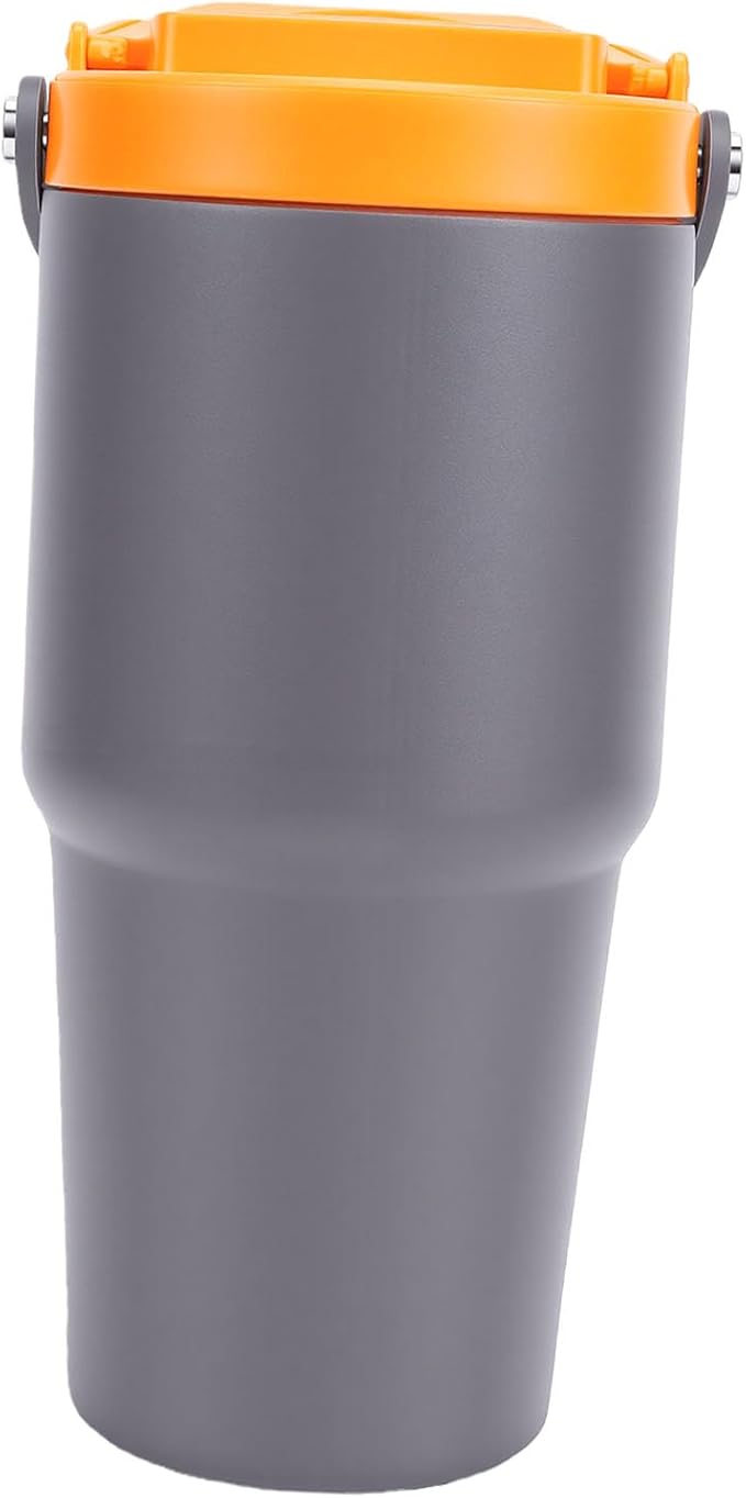 Focket Portable Coffee Maker, 600ml Insulated Stainless Steel Electric Coffee Extraction Mug Battery Operated Maker Cordless with USB Charging Safety Protection for - Image 5