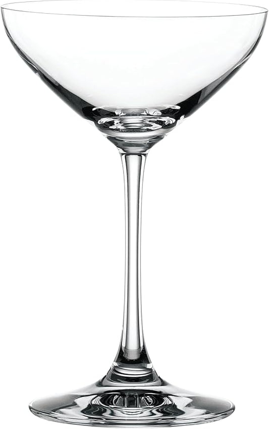 Spiegelau Dessert Glasses Set of 4 - European-Made Crystal, Modern Dessert or Champagne Glassware, Dishwasher Safe, Professional Quality Champagne Saucer Glass Gift Set - 8.8 oz by Spiegelau