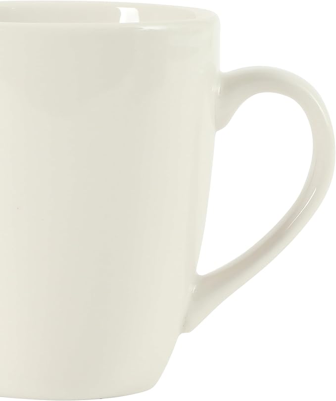 Gibson Home Great Essentials 12 Ounce Porcelain Coffee Mugs - Set of 12 - Cups for Latte, Hot Tea, Cappuccino, Mocha, Espresso, Cocoa - Image 6