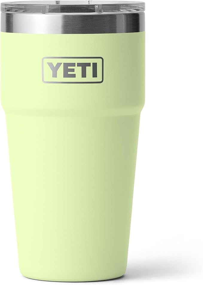 YETI Rambler 20 oz Stackable Tumbler, Stainless Steel, Vacuum Insulated with MagSlider Lid by YETI