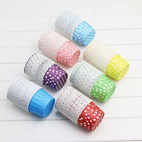 100 Pack Colourful Cake Baking Cups Muffin Cases Paper Heat Resistance Home Party - Image 4