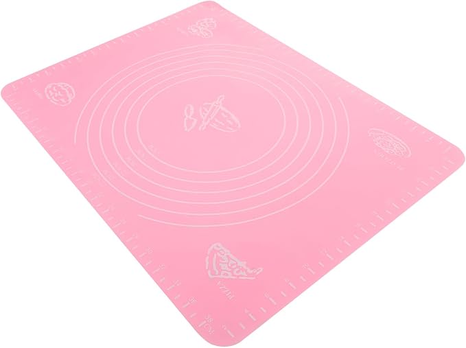 VICASKY Heat-resistant Silicone Baking Mat with Strong Adhesion to Countertop Easy to Maintain Dough Rolling Mat for Bread and Handmade Noodles for Novice Bakers Style by VICASKY