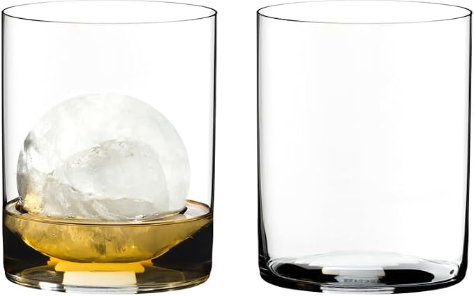 Riedel O Wine Tumbler Whisky H20 Glass, Set of 2 | Dishwasher safe by Unknown
