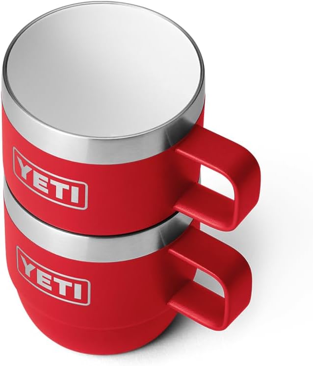 YETI Rambler 6 oz Stackable Mug, Stainless Steel, Vacuum Insulated Espresso/Coffee Mug, 2 Pack - Image 7