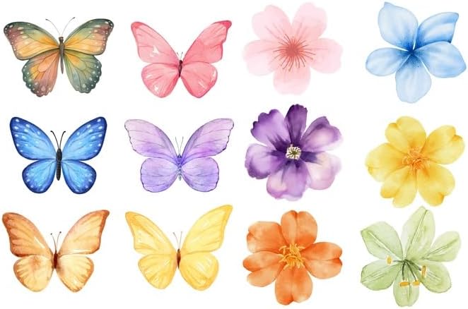 Oasis Supply Edible Wafer Paper 8' x 11' - 100 sheets, plus 25 Edible Wafer Butterflies and Flowers - Image 3