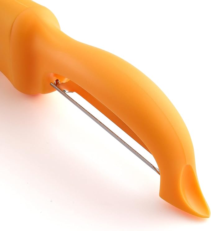 Spring Chef Swivel Potato Peeler with Soft Grip Handle, Set of 2, Mango | Premium Vegetable Peeler w/ Sharp Stainless Steel Blades, Multifunctional Food Peeler for Apple, Carrot, Cucumber, Fruit - Image 9