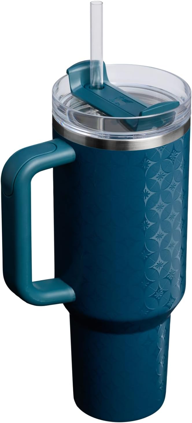 STANLEY Quencher H2.0 Flow State Tumbler, 40 oz, Ponderosa Star | Handle and Straw | 3-Position Lid | Cup Holder Compatible for Travel | Insulated Stainless Steel Cup | BPA-Free - Image 3