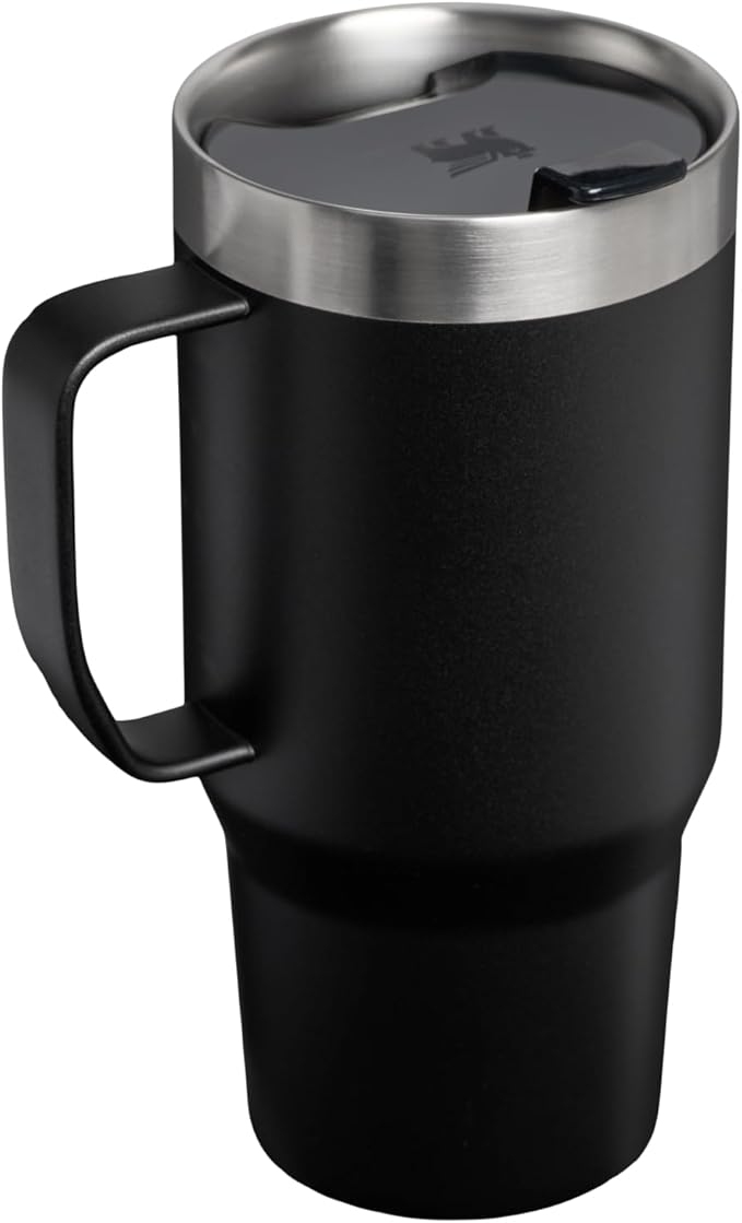 STANLEY The Everyday Suburban Mug | 24 oz | Drink Through Lid | Cup for Coffee, Tea and Drinks | Insulated Stainless Steel Coffee Mug | BPA-Free | Black 2.0 - Image 3