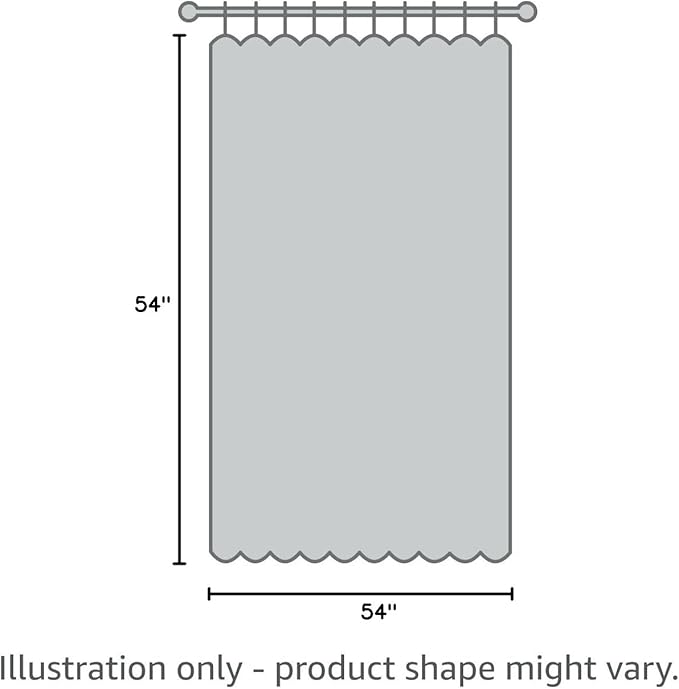 2 Piece Solid Elegant Sheer Curtains Fully Stitched Panels Window Treatment Drape (54" X 54", Red) - Image 2
