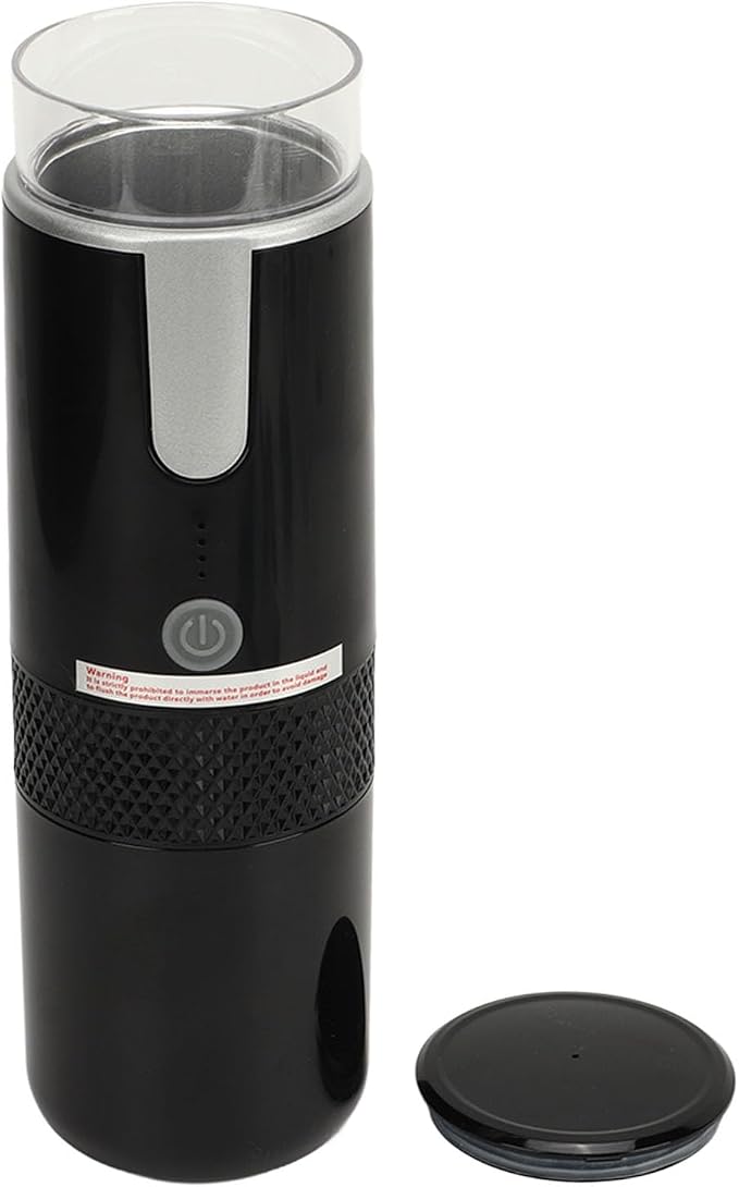 SUNGOOYUE Portable Coffee Machine, PP ABS Cordless Portable Coffee Maker with 1200mAh Battery, Mini Single Serve Brewer for K Cup Capsules and Ground, Travel Camping Office - Image 3