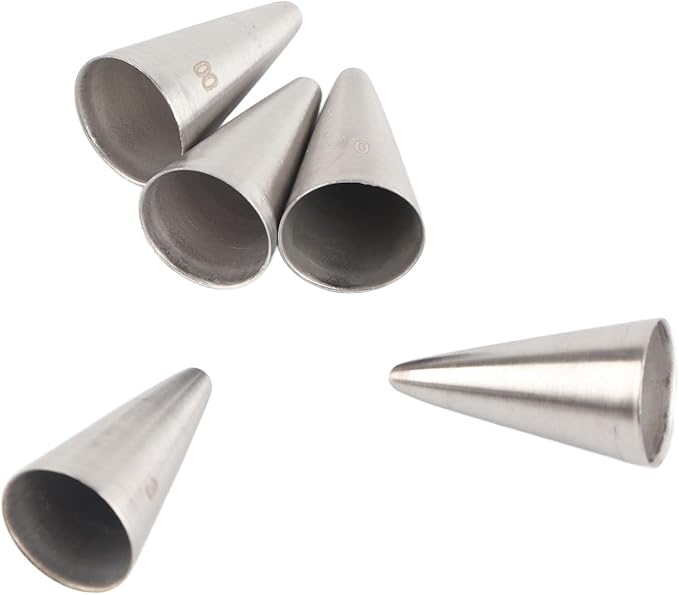 5 Pcs Piping Tips Set, Stainless Steel Cake Decorating Supplies Kit for Baking Cupcakes Cookies Cake Decorating