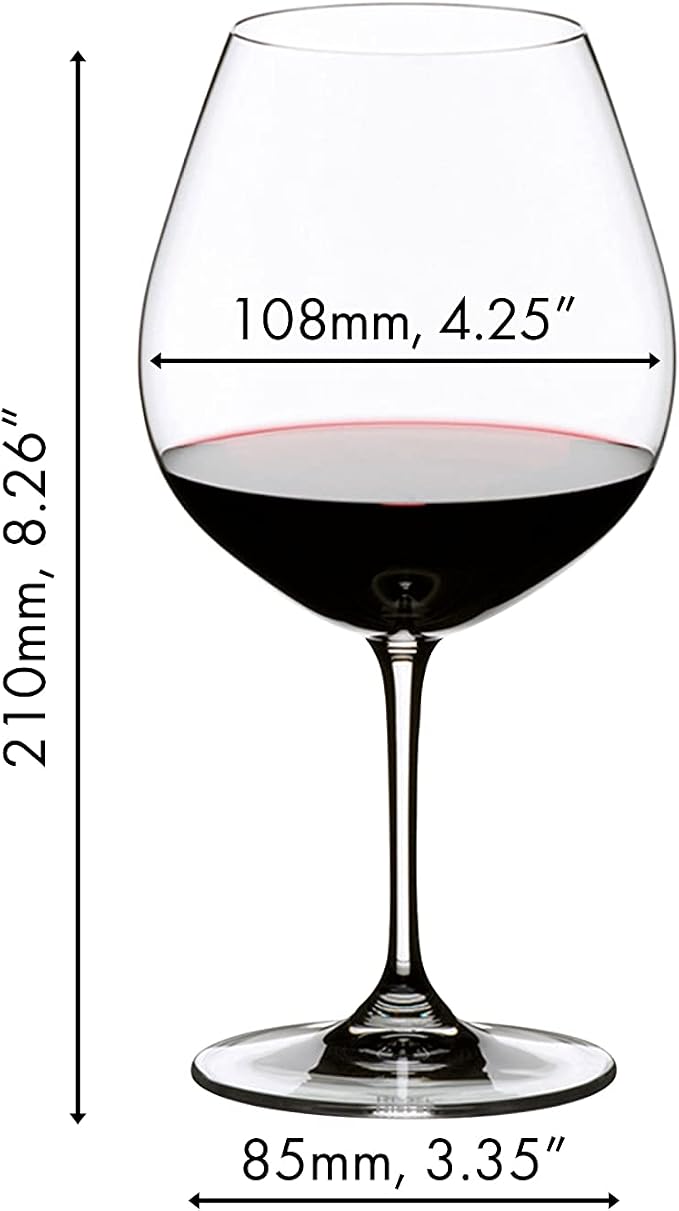 Riedel Vinum Pinot Noir Wine Glasses, Set of 2, Dishwasher Safe, 6416/07 | Dishwasher safe - Image 5