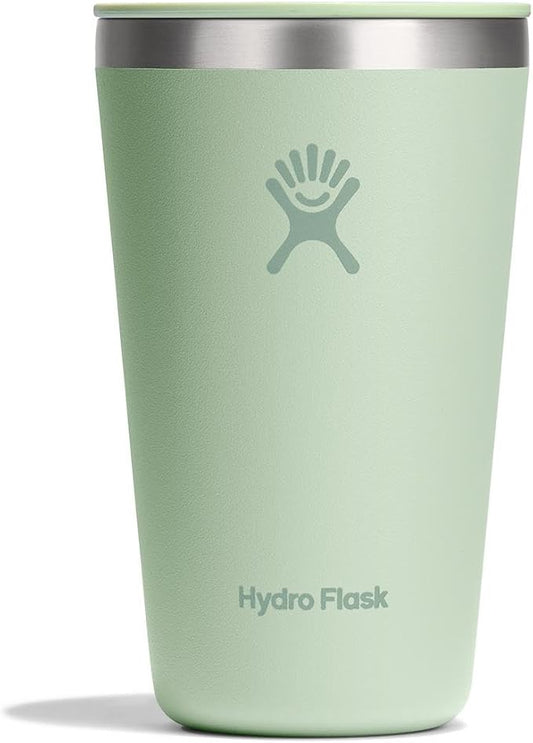 Hydro Flask All Around Tumbler Press-In Lid, Insulated Travel Mug, Stainless Steel Coffee Cup 16 Oz Aloe Green by Unknown
