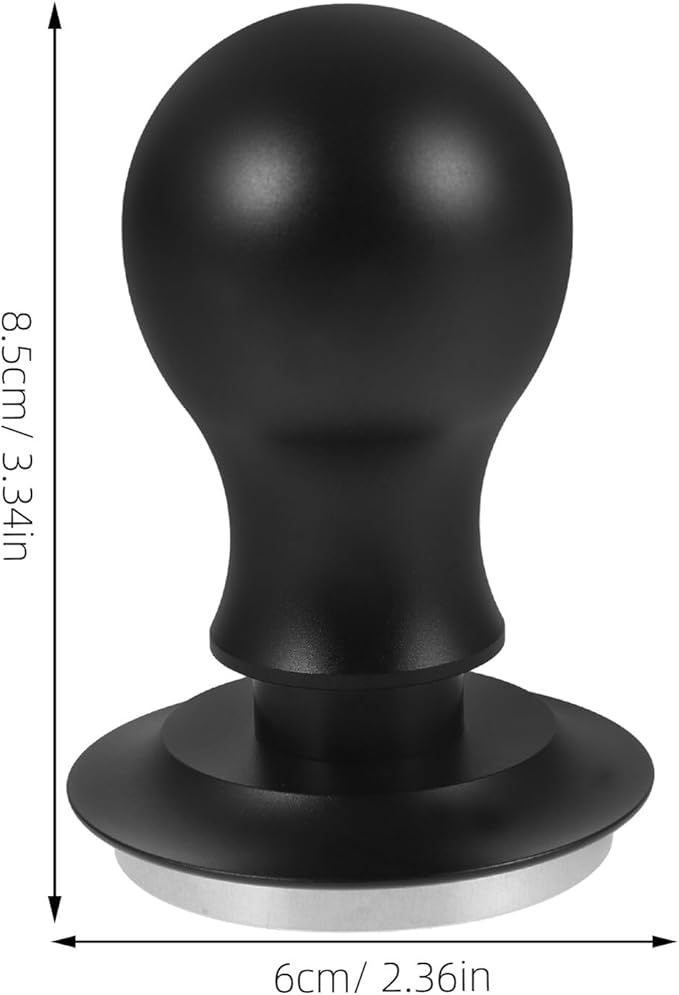 Adjustable Espresso Coffee Tamper with Built Spring for Even Coffee Ground Distribution Reusable Metal Pressing Tool for Consistent Extraction Espresso Machines