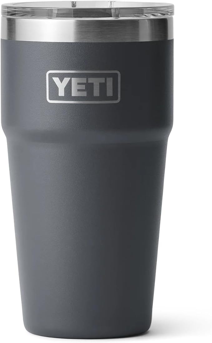 YETI Rambler 20 oz Stackable Tumbler, Stainless Steel, Vacuum Insulated with MagSlider Lid - Image 2