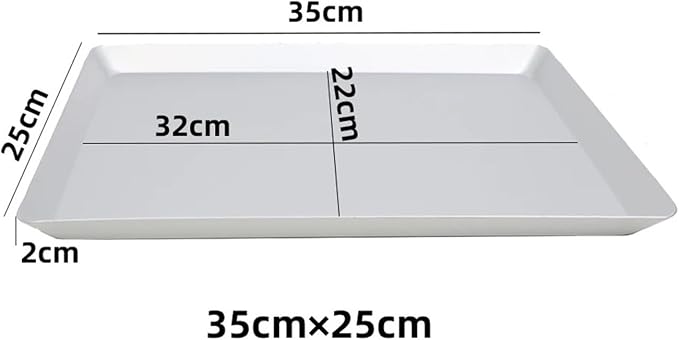 Rectangular Perforated Baking Pan Oven Tray Dish BK001 | Metal baking dish pan with perforated design for air circulation; cake, bread, pastry, pizza(35X25cm) - Image 2