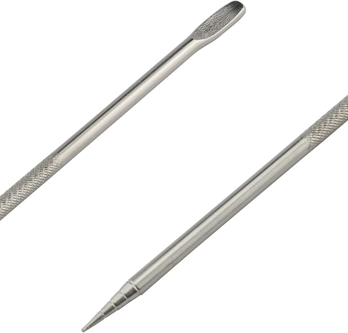 JJHXSM 3pcs Stainless Steel Coffee Art Pen Barista Tool Latte Needle with/Without Wood Handle for DIY Coffee Decor