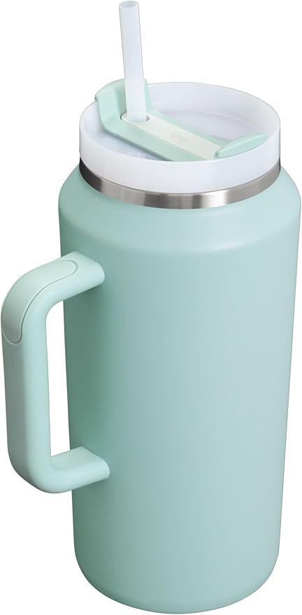 STANLEY Quencher H2.0 Flow State Tumbler, 64 oz, Seafoam | Handle and Straw | 3-Position Lid | Large Capacity for Travel & Sports| Insulated Stainless Steel Cup | BPA-Free - Image 3