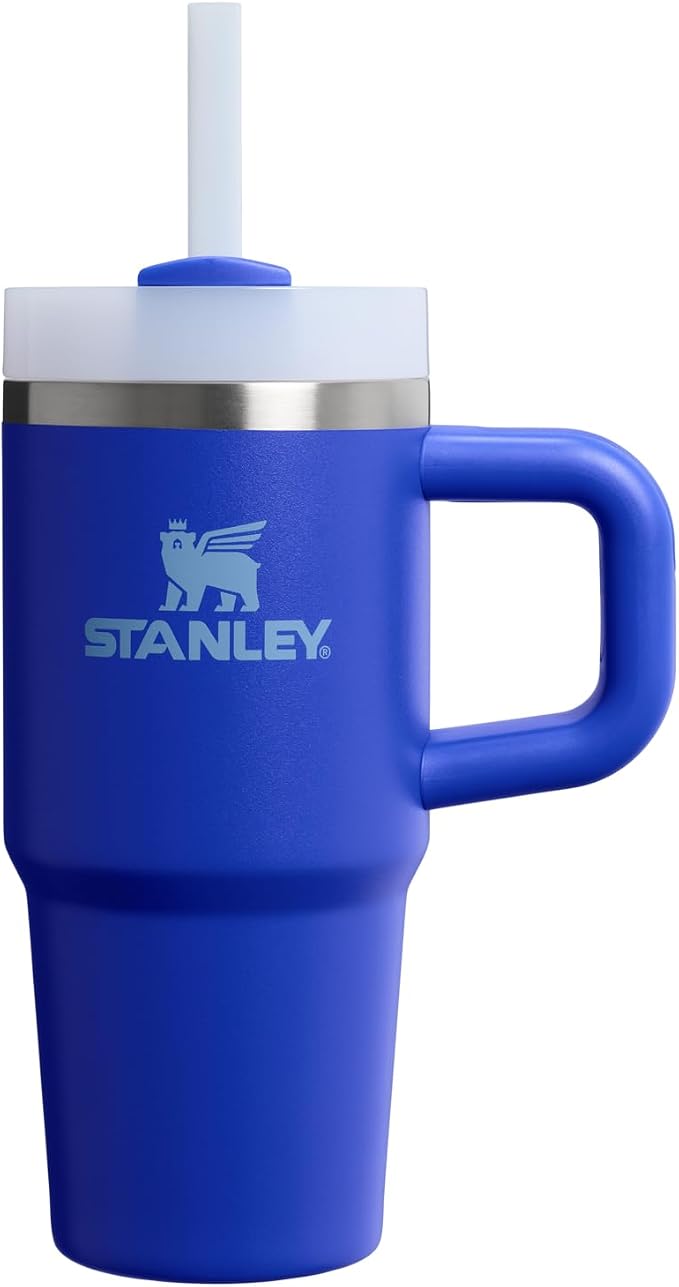 STANLEY Quencher H2.0 Flow State Tumbler, 14 oz, Cobalt | Handle and Straw | 3-Position Lid | Cup Holder Compatible for Travel | Insulated Stainless Steel Cup | BPA-Free by Unknown