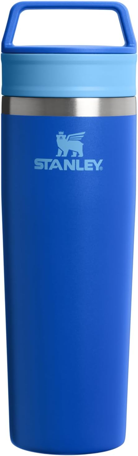STANLEY Cafe To Go Travel Mug 20 oz | Leakproof Two-Part Drink Through Lid | Tumbler Cup for Coffee, Tea and Drinks | Insulated Stainless Steel Coffee Mug | BPA-Free | Cobalt by Unknown
