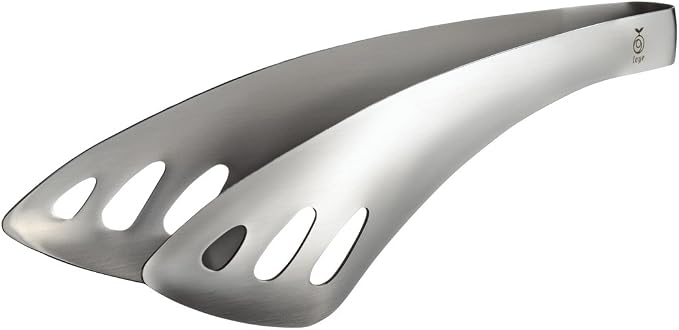 Oaks Leye LS1514 Yubisaki Server Tongs, Easy to Serve Even While Sitting, Stainless Steel, Made in Japan by %E3%82%AA%E3%83%BC%E3%82%AF%E3%82%B9