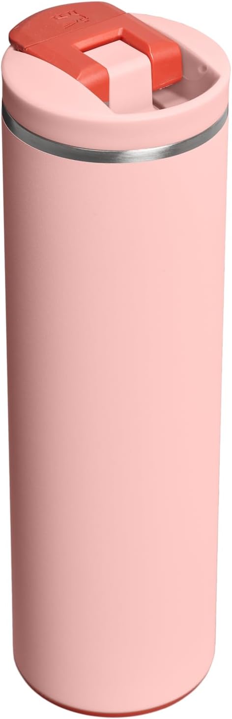 STANLEY Transit FlipTop Mug | Leakproof Coffee Travel Cup | Vacuum Insulated Stainless Steel | Stays Hot or Cold for Hours | BPA-Free | 16 oz | Peach Rose - Image 3