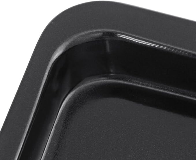 Nonstick Tray 14 Inch Carbon Cookie Sheet Pan for Bread Cake and Pastry, Rectangular Oven Bakeware, Scratch Resistant Easy Clean for Home Bakery(Black) - Image 8