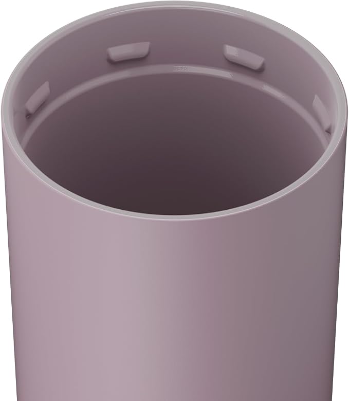 BrüMate Strova 18oz 100% Leakproof Insulated Coffee Mug | Ceramic-Lined Interior | Built-In Silicone Sleeve for Travel | Locking Flip Lid (Lilac Dusk) - Image 2
