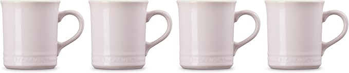 Le Creuset Stoneware Vancouver Mug, Set of 4, 14 oz. each, Shallot - Image 3