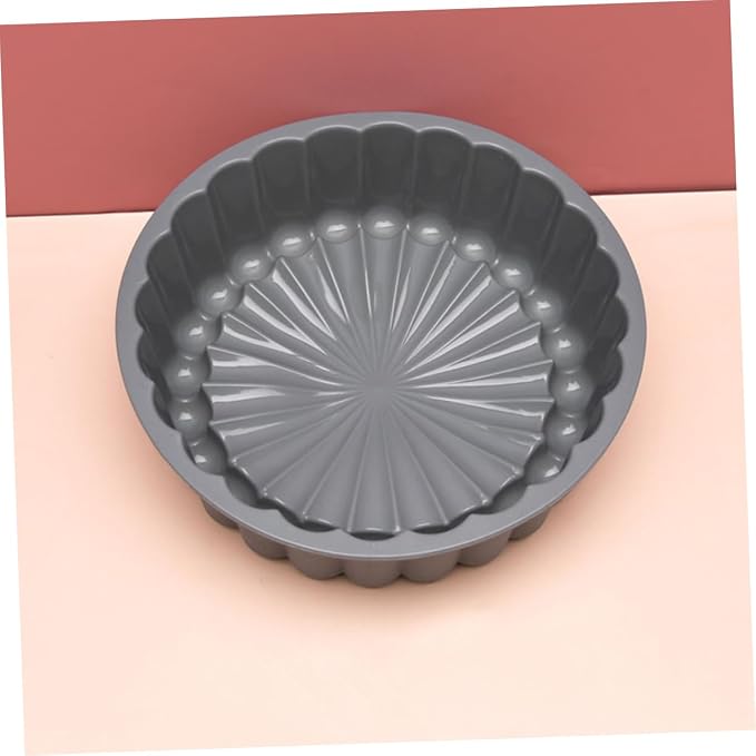 SECFOU 2pcs Food-grade Silicone Round Cake High Temperature Baking Tray for Cheesecakes Tarts and Pies Versatile Nonstick Modern Design - Image 3