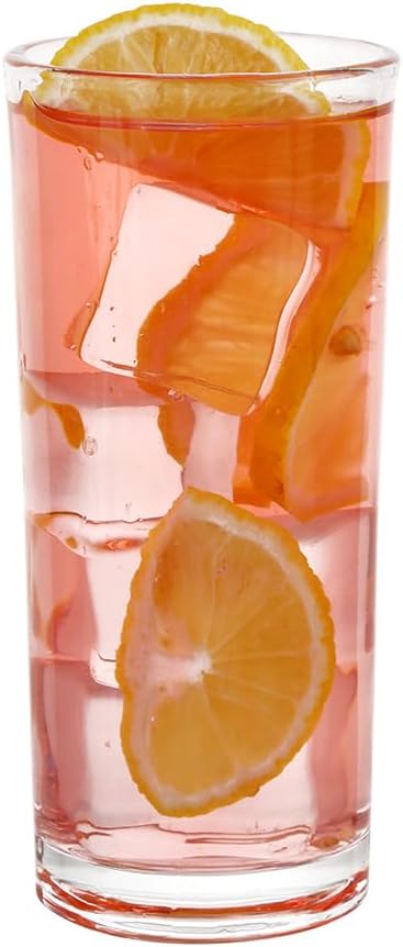 Highball Glasses Set of 24-8oz Tall Water Glasses for Mojito, Whiskey, Cocktails - Clear Drinking Glassware for Kitchen - Tall Drinking Glasses Set for Mixed Drinks (Glass, 24PCS8OZ) - Image 5