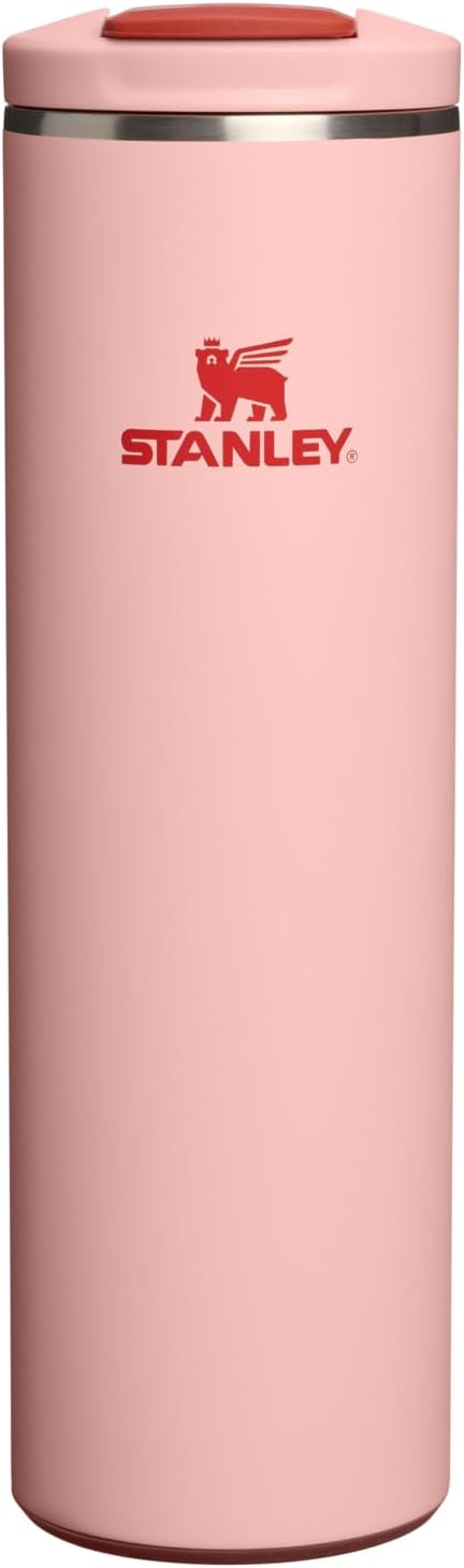 STANLEY Transit FlipTop Mug | Leakproof Coffee Travel Cup | Vacuum Insulated Stainless Steel | Stays Hot or Cold for Hours | BPA-Free | 20 oz | Peach Rose by Unknown