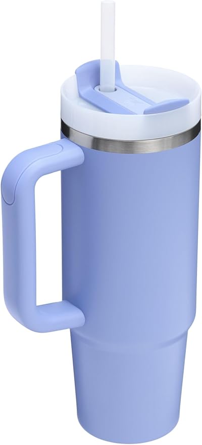 STANLEY Quencher H2.0 Flow State Tumbler, 30 oz, Hydrangea | Handle and Straw | 3-Position Lid | Cup Holder Compatible for Travel | Insulated Stainless Steel Cup | BPA-Free - Image 3