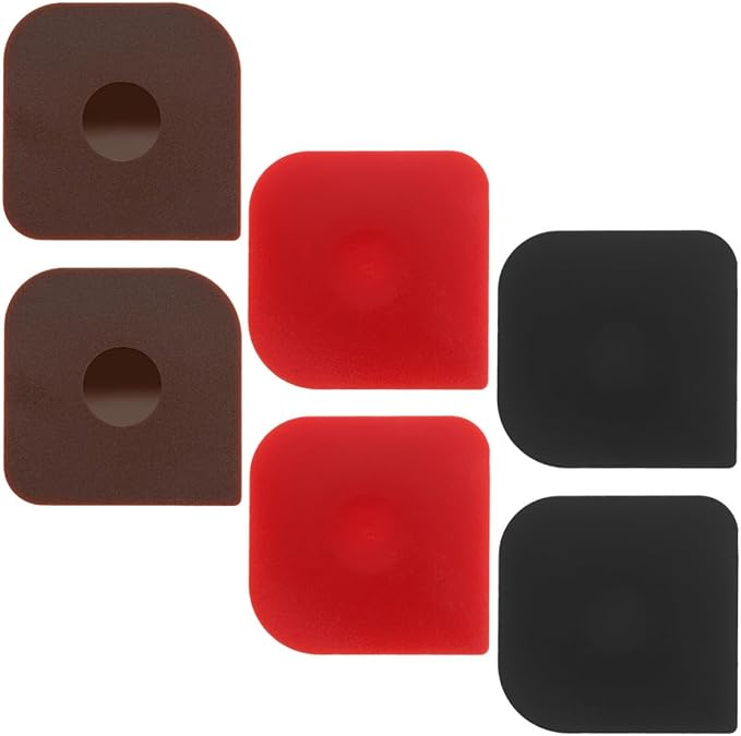 6pcs Versatile Dough Scraper for Bread Making and Cast Iron Pan Cleaning with Comfortable Grip and Precise Cutting, Kitchen Tool for Food Preparation and Cooking Tasks by JOINPAYA