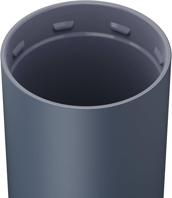BrüMate Strova 18oz 100% Leakproof Insulated Coffee Mug | Ceramic-Lined Interior | Built-In Silicone Sleeve for Travel | Locking Flip Lid (Nightfall Blue) - Image 2