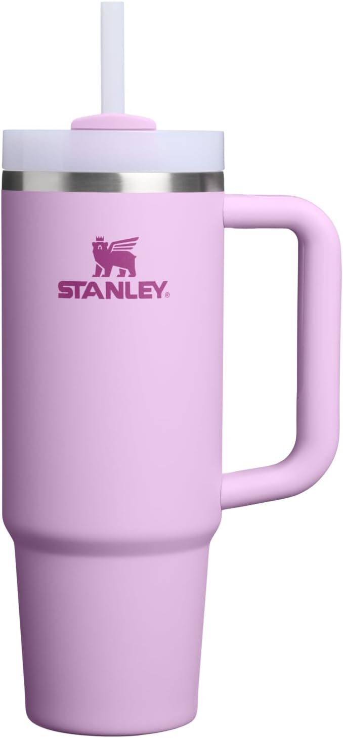STANLEY Quencher H2.0 Flow State Tumbler, 30 oz, Soft Orchid | Handle and Straw | 3-Position Lid | Cup Holder Compatible for Travel | Insulated Stainless Steel Cup | BPA-Free by Unknown