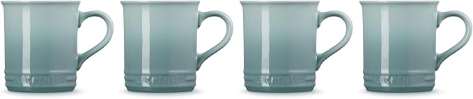 Le Creuset Stoneware Vancouver Mug, Set of 4, 14 oz. each, Sea Salt - Image 3