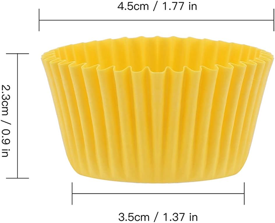 Colored Mini Paper Cupcake Liners Vibrant Muffin Baking Cups 400-Count - Image 4