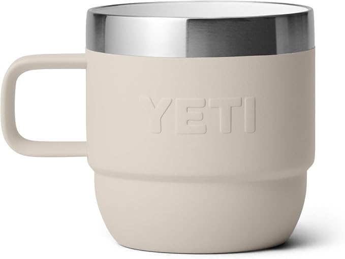 YETI Rambler 6 oz Stackable Mug, Stainless Steel, Vacuum Insulated Espresso/Coffee Mug, 2 Pack - Image 9