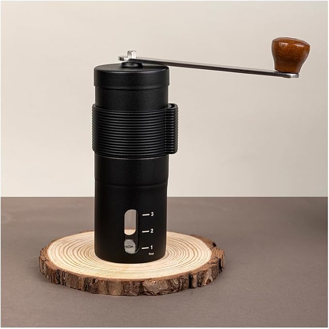 Portable manual espresso machine, manual coffee grinder and mini travel coffee machine set, suitable for camping, cars, RVs, hiking, offices, homes and coffee bean grinding. - Image 6