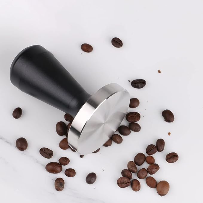 Stainless Steel Coffee Tamper 53mm Barista Espresso Base Coffee Bean Press