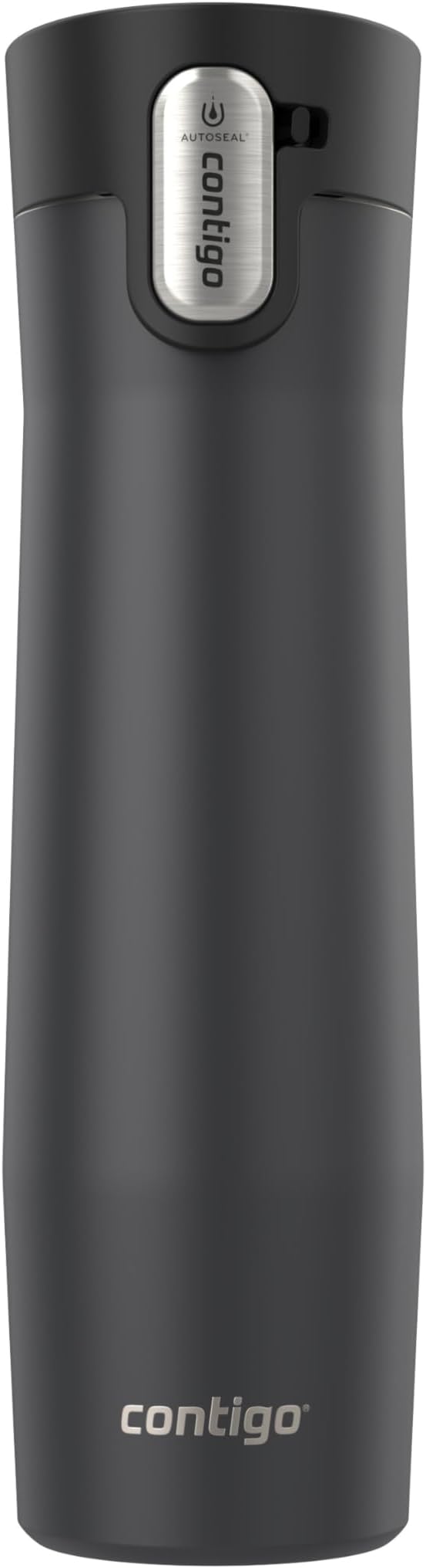 Contigo West Loop 3.0 Stainless Steel Insulated Travel Mug, Leak Proof with AutoSeal Lid, 24oz, Matte Black by Unknown
