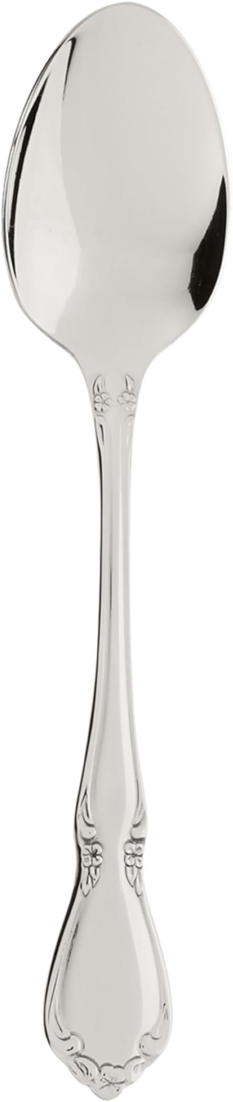 Oneida Spoons Silverware, Chateau Fine Flatware 4-Piece Teaspoons Set, 18/10 Stainless Steel Teaspoon Set, Service For 4, Dishwasher Safe, Small Spoons, Coffee Spoon, Tea Spoon (Silver, 4 Piece) - Image 2