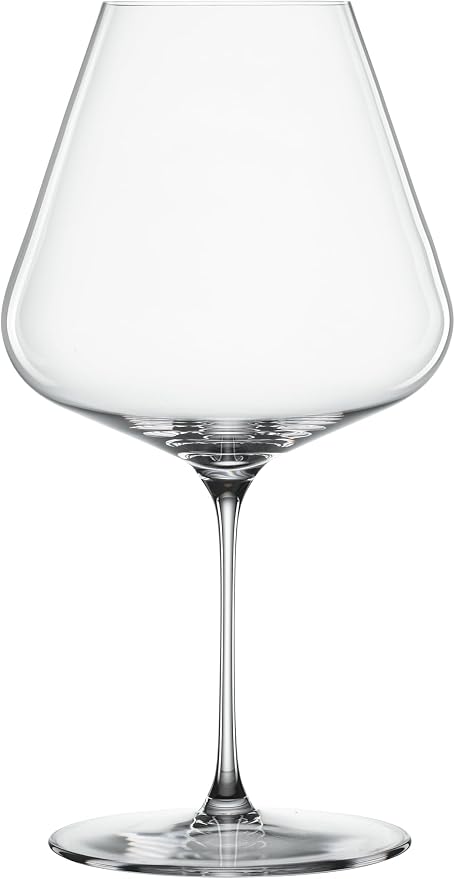 Spiegelau Definition Burgundy Wine Glasses Set of 2 – Large Bowl Red Wine Glasses for Pinot Noir & Burgundy – Lead-Free Crystal Stemware for Home Bar & Entertaining - Image 4