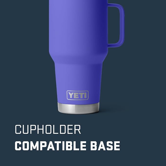 YETI Rambler 30 oz Travel Mug, Stainless Steel, Vacuum Insulated with Stronghold Lid - Image 3