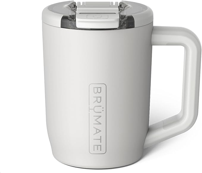 BrüMate Müv - 15oz 100% Leak Proof Insulated Coffee Mug with Handle & Lid - Stainless Steel Coffee Travel Mug - Double Walled Coffee Cup (Dune) by Br%C3%BCMate