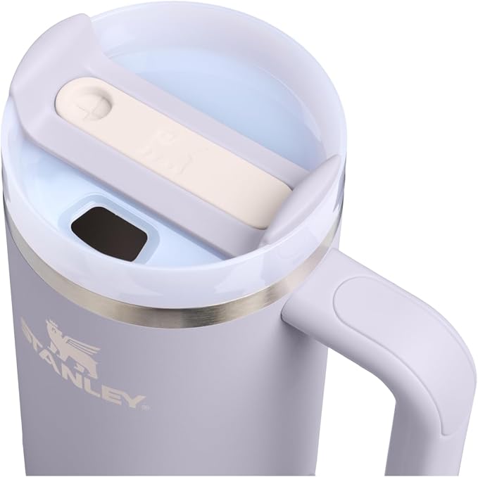 STANLEY Quencher H2.0 Flow State Tumbler, 30 oz, Purple Dust | Handle and Straw | 3-Position Lid | Cup Holder Compatible for Travel | Insulated Stainless Steel Cup | BPA-Free - Image 2