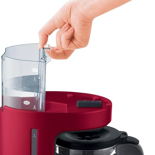 Zojirushi EC-DAC50RA ZUTTO Coffee Maker 5 Cups, Red, PFAS-free | PFAS-free - Image 2