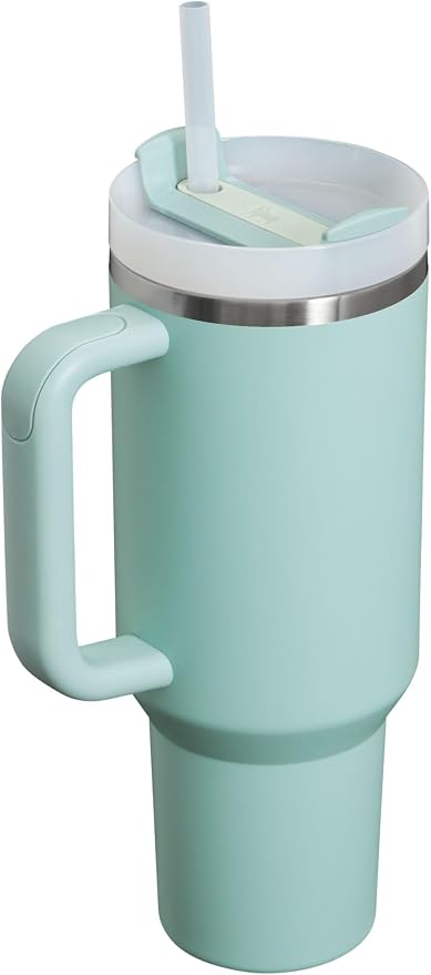 STANLEY Quencher H2.0 Flow State Tumbler, 40 oz, Seafoam | Handle and Straw | 3-Position Lid | Cup Holder Compatible for Travel | Insulated Stainless Steel Cup | BPA-Free - Image 3